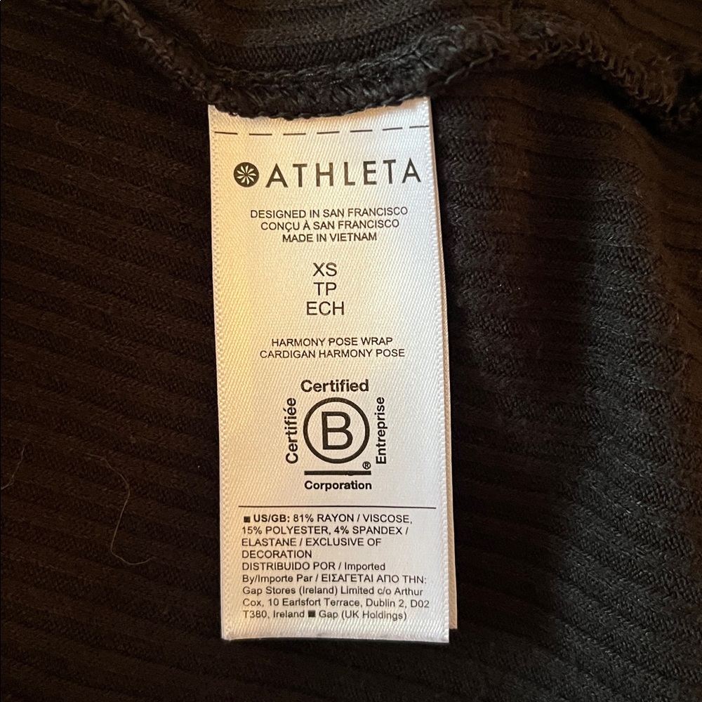 Athleta Ribbed Long Hooded Cardigan - Picture 8 of 10